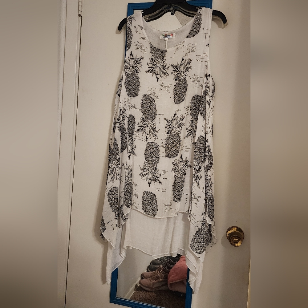 High/Low Pineapple top/dress